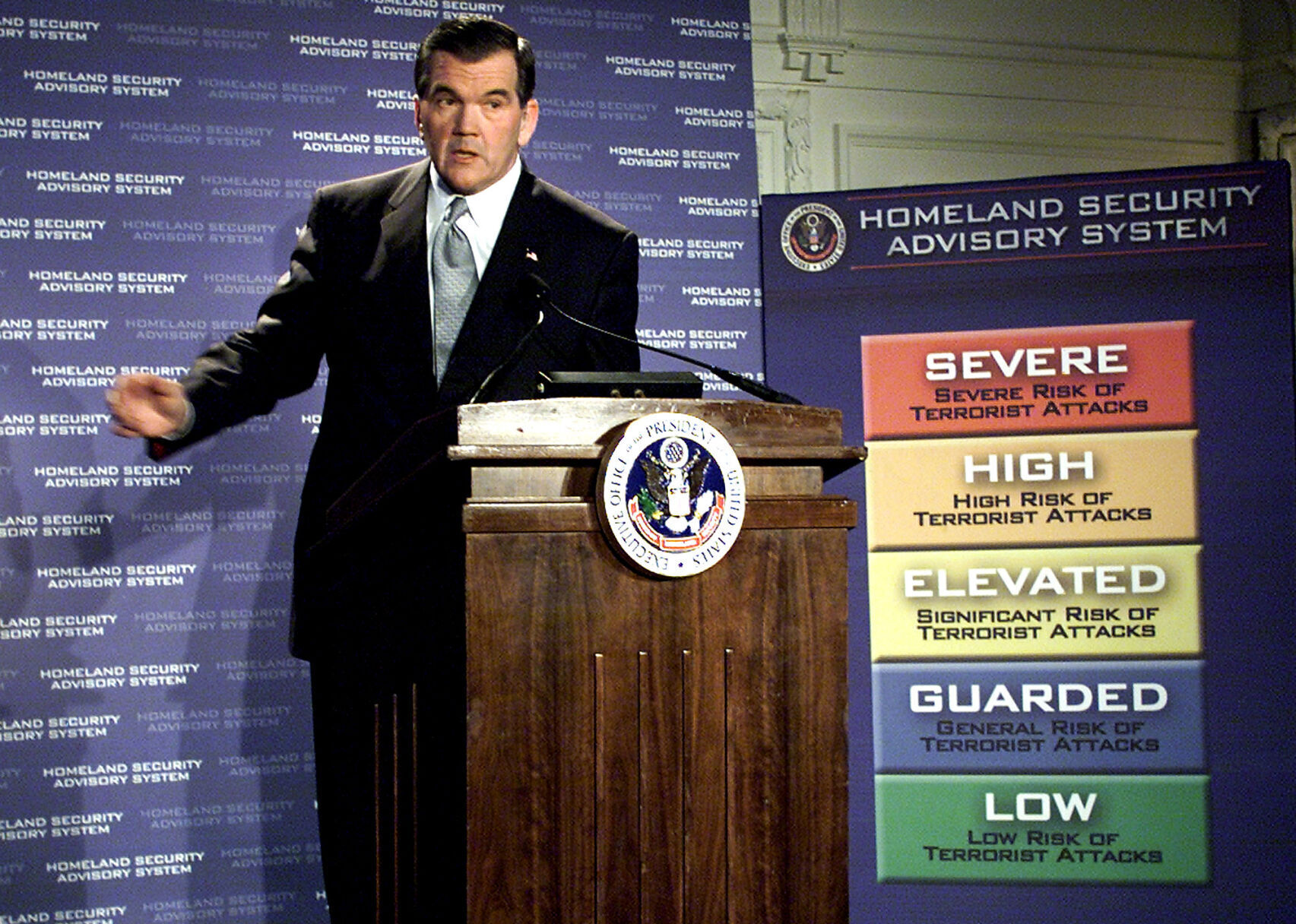 2001: Tom Ridge